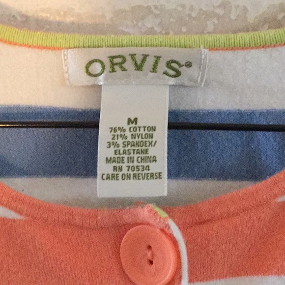 “Orvis” Multi-color Stripe, Sweater - Picture 3 of 5